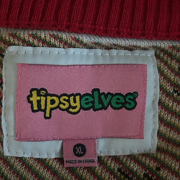 Tipsy Elves Women’s Cookie Cutter Cardigan Sweater Size XL - Picture 5 of 8